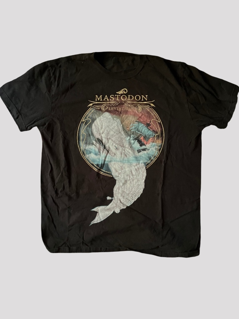 Mastodon Leviathan band tee tshirt men's unisex large
